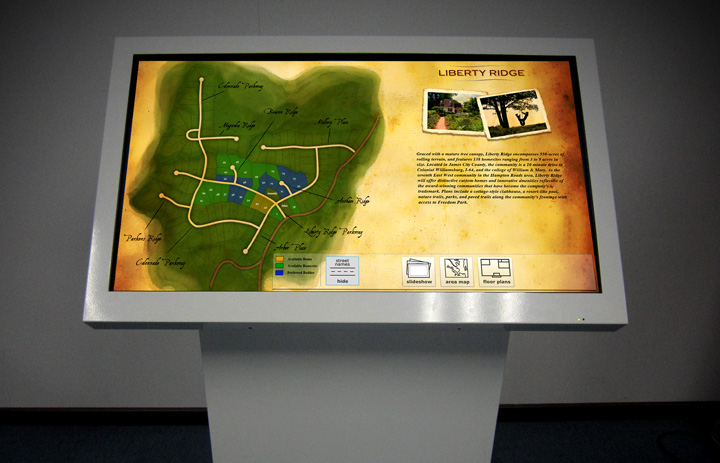 Liberty Ridge Interactive Kiosk App