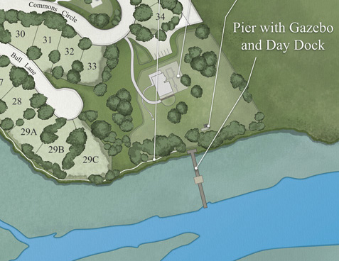 Pinckney Retreat Illustrated Masterplan